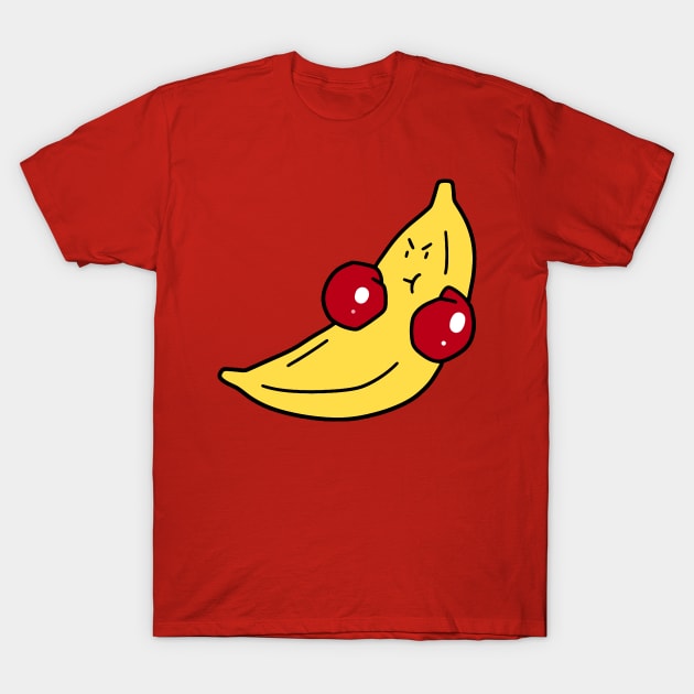 Boxing Banana T-Shirt by saradaboru